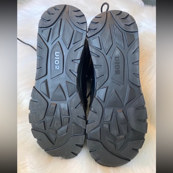 Christian Dior Snow Boots Oblique Black Logo Winter Ski Lace Up Monogram Logo - Picture 13 of 14